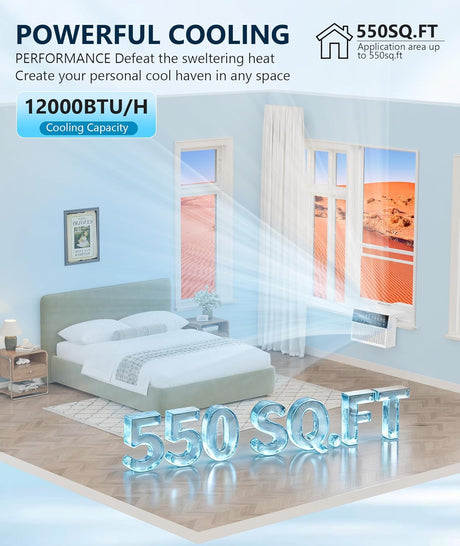 12000 BTU U Shaped Window Air Conditioner A5408W - ANTARCTIC - STARAir Conditioner