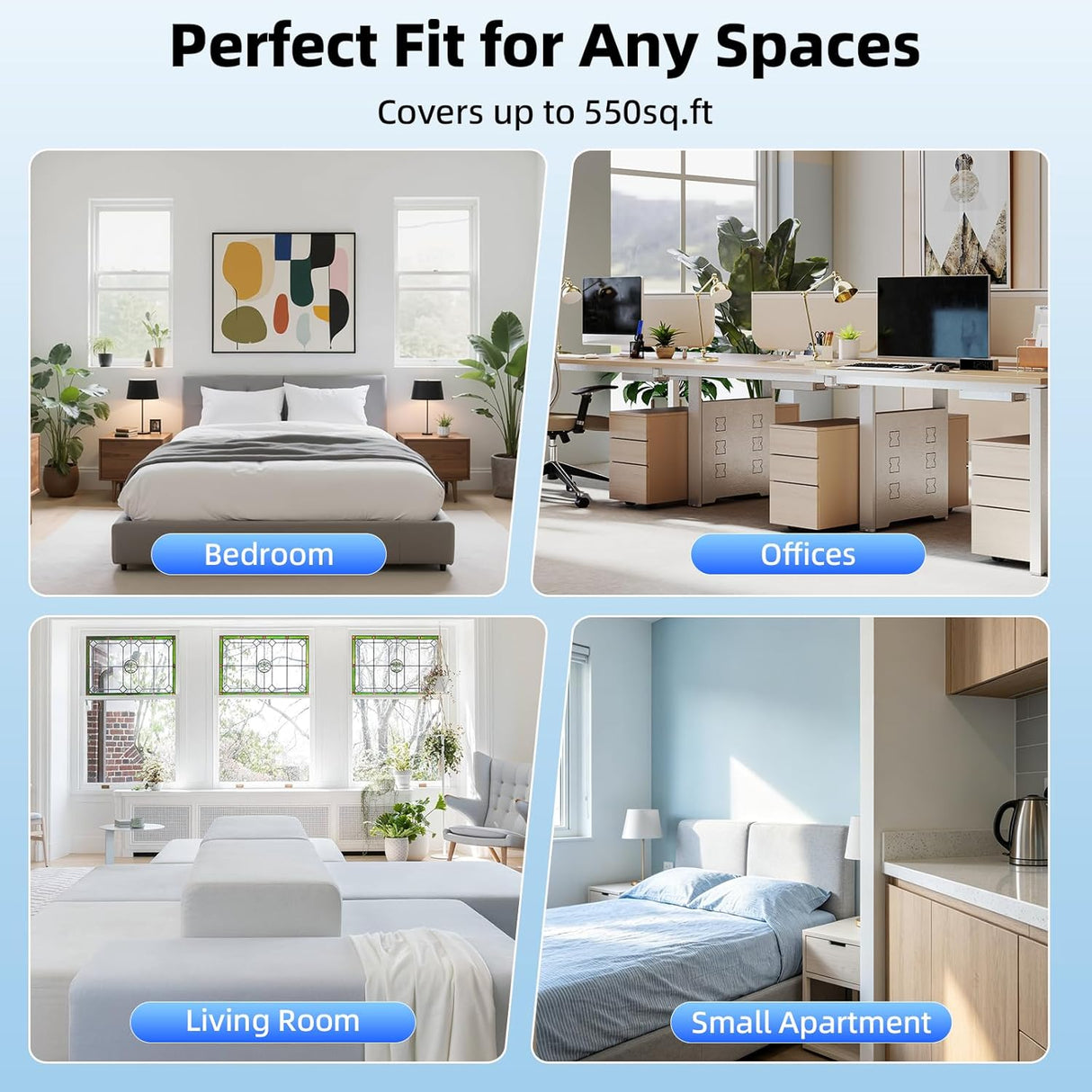 12,000 BTU Window Air Conditioner, Window AC Unit Cools up to 550 Sq.Ft. - ANTARCTIC - STARAir Conditioner
