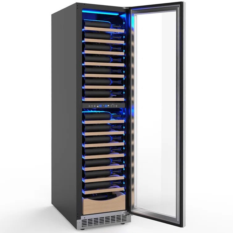 17.72" 111 Bottles Dual Zone Built - in/Freestanding Wine Refrigerator - ANTARCTIC - STAR