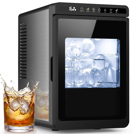 2.17" Clear Ice Ball Maker Countertop, Sphere Ice Maker Machine - ANTARCTIC-STARice maker