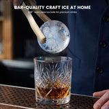 2.17" Clear Ice Ball Maker Countertop, Sphere Ice Maker Machine - ANTARCTIC-STARice maker