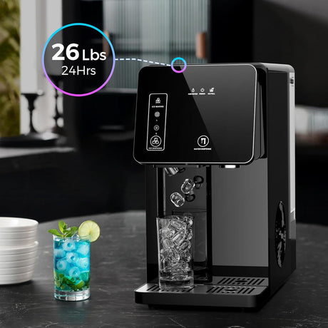 26LBS/24H Countertop Ice Machine with 3.3L Removable Water Tank - ANTARCTIC - STARice maker