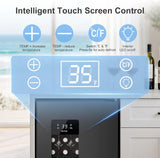 3.2 Cu.Ft Mini Fridge Auto Defrost Beverage Refrigerator, 130 Can with Glass Door &Adjustable Shelves - ANTARCTIC - STARBeverage Refrigerators