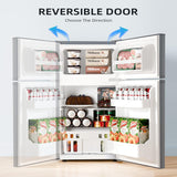 3.2 Cu.Ft,Mini Refrigerator with Freezer,Double Door Mini Fridge - ANTARCTIC - STARMini Fridge