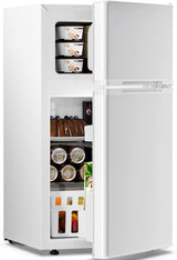 3.2 Cu.Ft,Mini Refrigerator with Freezer,Double Door Mini Fridge - ANTARCTIC - STARMini Fridge