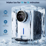 33 lb/24H Countertop Nugget Ice Maker,Gen 2 Penguin Image - ANTARCTIC - STARice maker