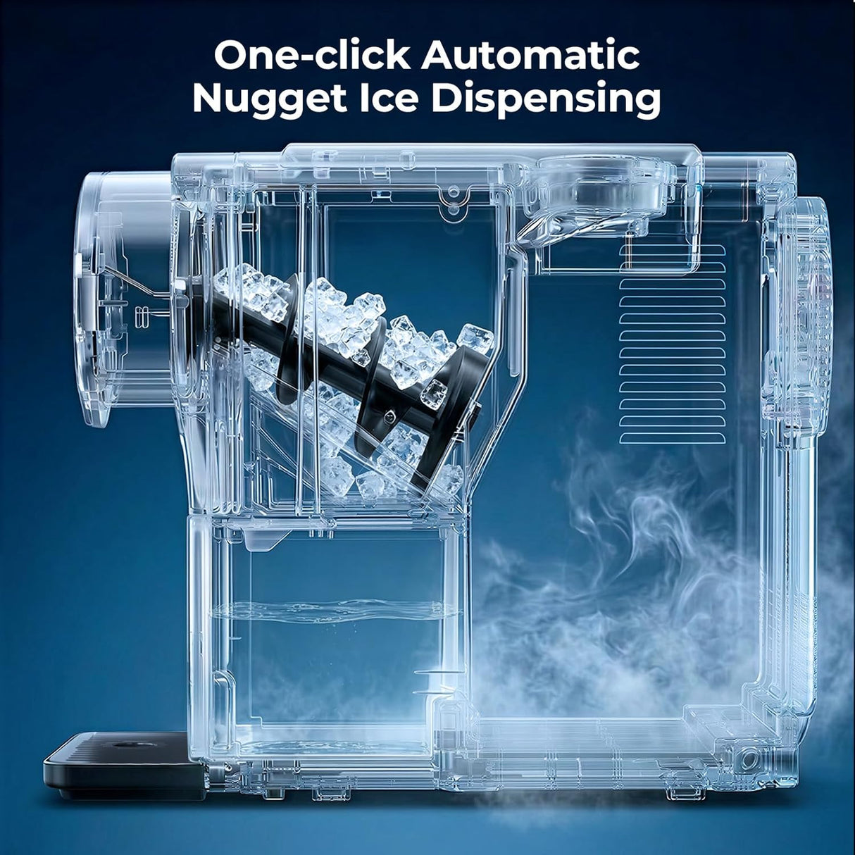 33 lb/24H Countertop Nugget Ice Maker,Gen 2 Penguin Image - ANTARCTIC - STARice maker