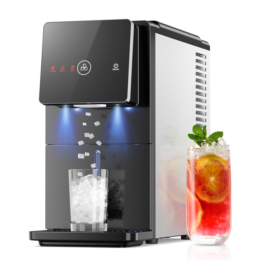 Antarctic Star 33 lb countertop nugget ice maker with one-touch dispensing