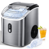 Antarctic-star Nugget Ice Maker Countertop, Portable Ice Maker Machine with Self-Cleaning Function