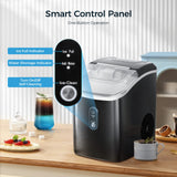Antarctic-star Nugget Ice Maker Countertop, Portable Ice Maker Machine with Self-Cleaning Function