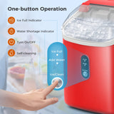 Antarctic-star Nugget Ice Maker Countertop, Portable Ice Maker Machine with Self-Cleaning Function