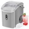 Nugget Countertop Ice Maker with Soft Chewable Ice, 34Lbs/24H, Pebble Portable Ice Machine with Ice Scoop, Self-Cleaning