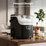 35Lbs Nugget Ice Maker Countertop, Portable Chewable Crushed Ice Machine with Self - Cleaning - ANTARCTIC - STARice maker