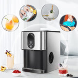 Nugget Ice Maker,Countertop Ice Maker with Soft Chewable Ice,44 Lbs/24H