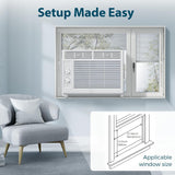 5,000 BTU Small Air Conditioner Window Unit Cool Up to 150 Sq.ft - ANTARCTIC - STARAir Conditioner