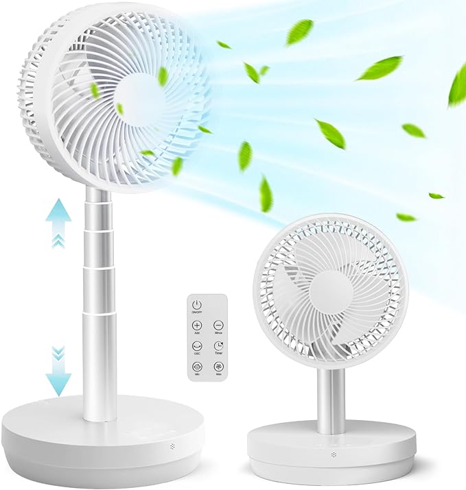 Antarctic Star Oscillating Fan Portable Foldable Pedestal Fan