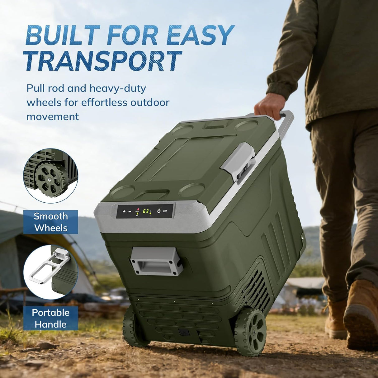 53QT Portable Car Refrigerator 58150RVR0 - ANTARCTIC - STARCar Refrigerators