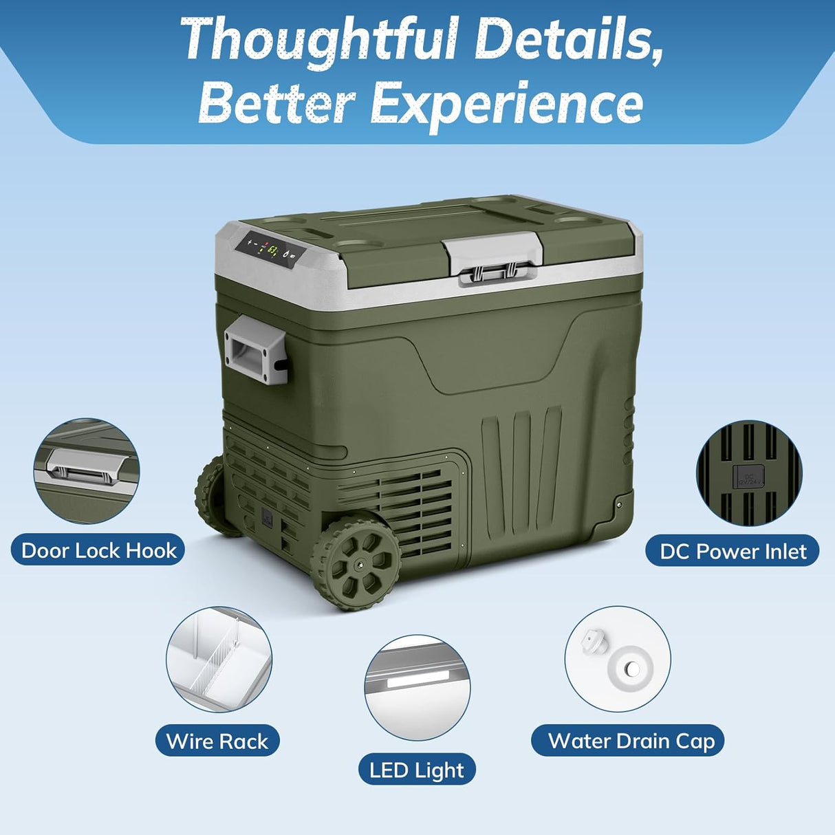 53QT Portable Car Refrigerator 58150RVR0 - ANTARCTIC - STARCar Refrigerators