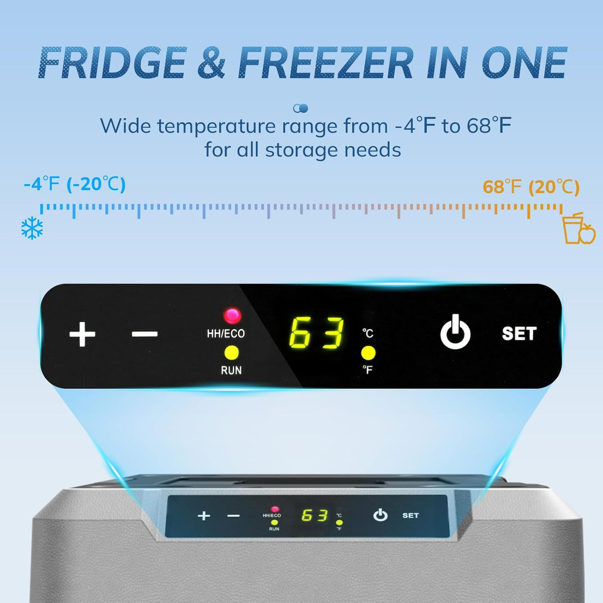 53QT Portable Car Refrigerator 58150RVR0 - ANTARCTIC - STARCar Refrigerators