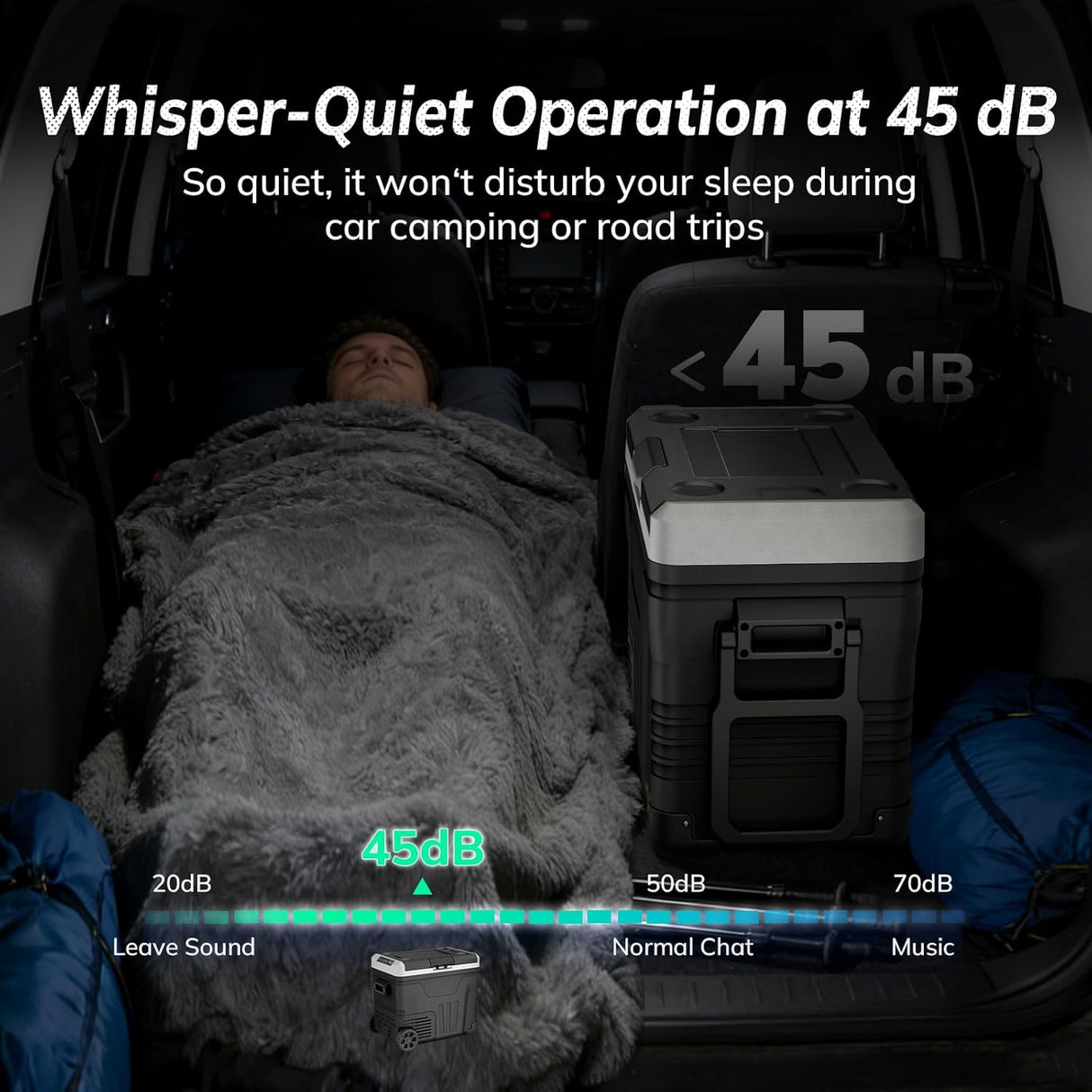 53QT Portable Car Refrigerator 58150RVR0 - ANTARCTIC - STARCar Refrigerators