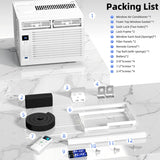 6,000 BTU Window Air Conditioner, 6 in 1 Modes Air Conditioner Window Unit with Remote Control - ANTARCTIC - STARAir Conditioner
