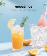 68Lbs/Day Ice Maker with Double Ice Baskets, Bulit - in Freestanding Ice Machine, 24H Timer & Self - Cleaning, for Commercial & Home Use(Silver) - ANTARCTIC - STARice maker