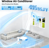 8,000 BTU Air Conditioner Winodw Unit Cools up to 350 Sq. Ft - ANTARCTIC - STARAir Conditioner