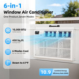 8,000 BTU Air Conditioner Winodw Unit Cools up to 350 Sq. Ft - ANTARCTIC - STARAir Conditioner