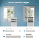 8000BTU Portable Air Conditioner 3 - in - 1 with 24H Timer AC5422 - ANTARCTIC - STARAir Conditioner