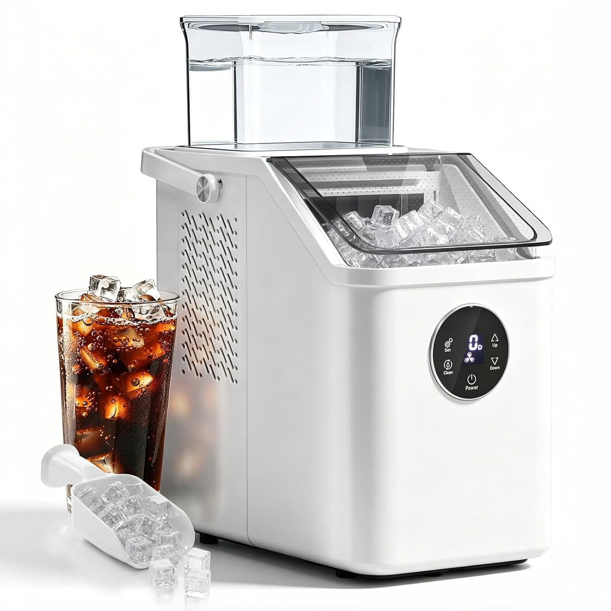 Countertop Ice Cube Maker, 16Pcs Ready in 13 Mins, 26Lbs/Day