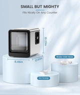 Nugget Ice Maker Countertop, Ready in 4 Mins, 35Lbs/24H