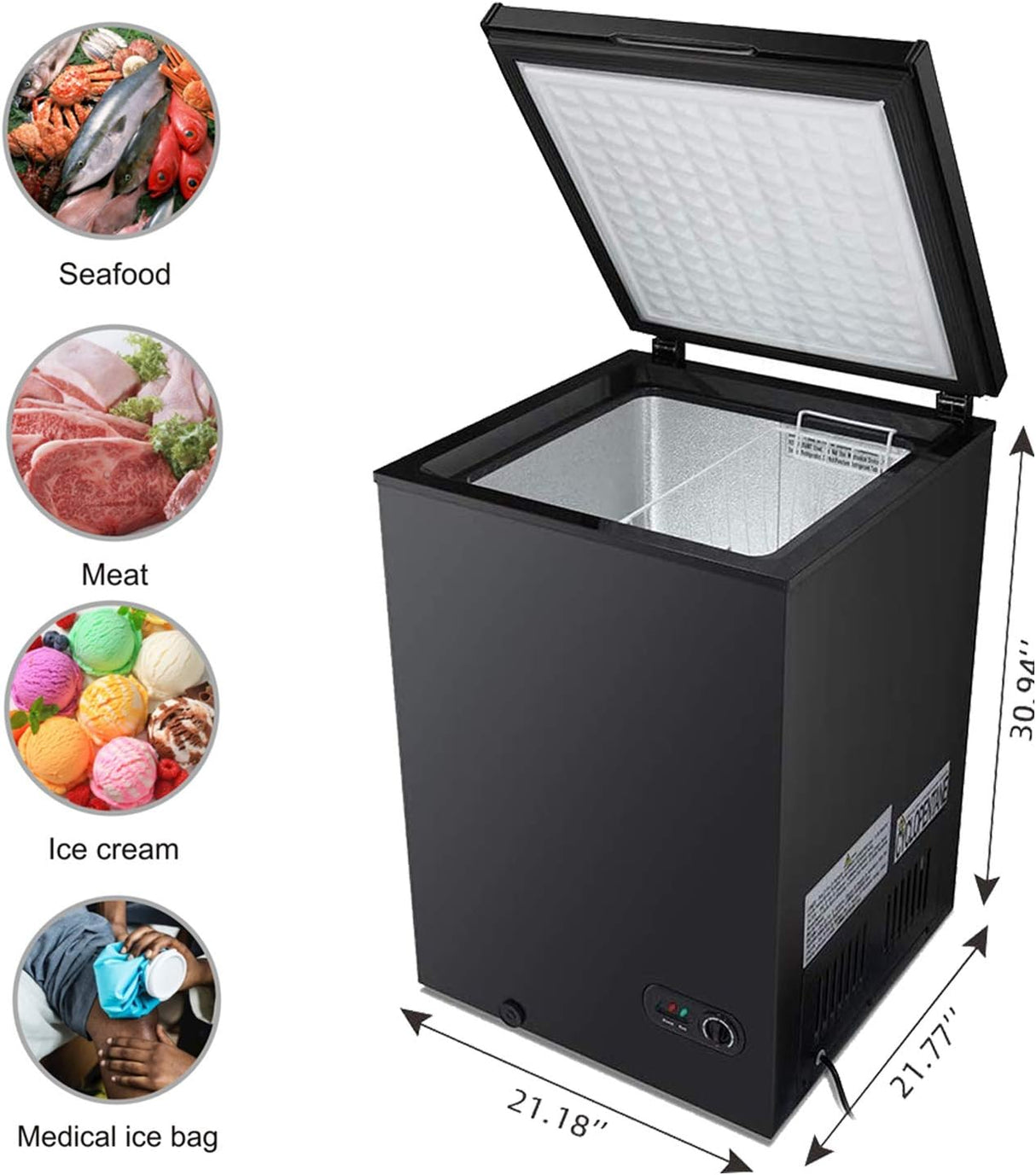 Antarctic Star 3.5 Cu.ft Chest Freezer