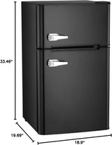 Antarctic Star Compact Mini Refrigerator Separate Freezer