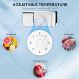 Antarctic Star Mini Fridge Compact Refrigerator with Freezer