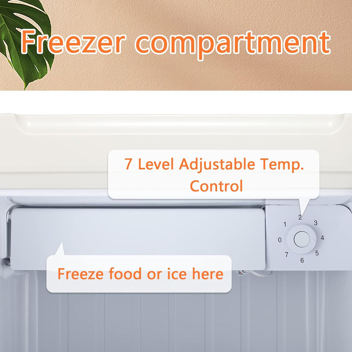 Antarctic Star Compact Refrigerator Mini Fridge for Beverage