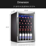 Antarctic Star Wine Cooler/Cabinet Refrigerator Fridge