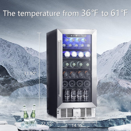 Antarctic Star 2.9 Cu.Ft Beverage Refrigerator