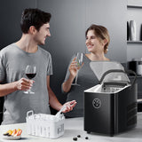 Antarctic Star Countertop Ice Maker Portable Ice Machine with Handle