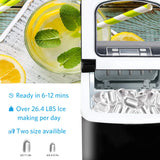 Glacier Bullet 26_Countertop Ice Maker Portable Ice Making Machine