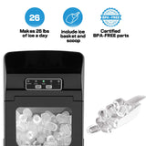 Glacier Bullet 26_Countertop Ice Maker Portable Ice Making Machine