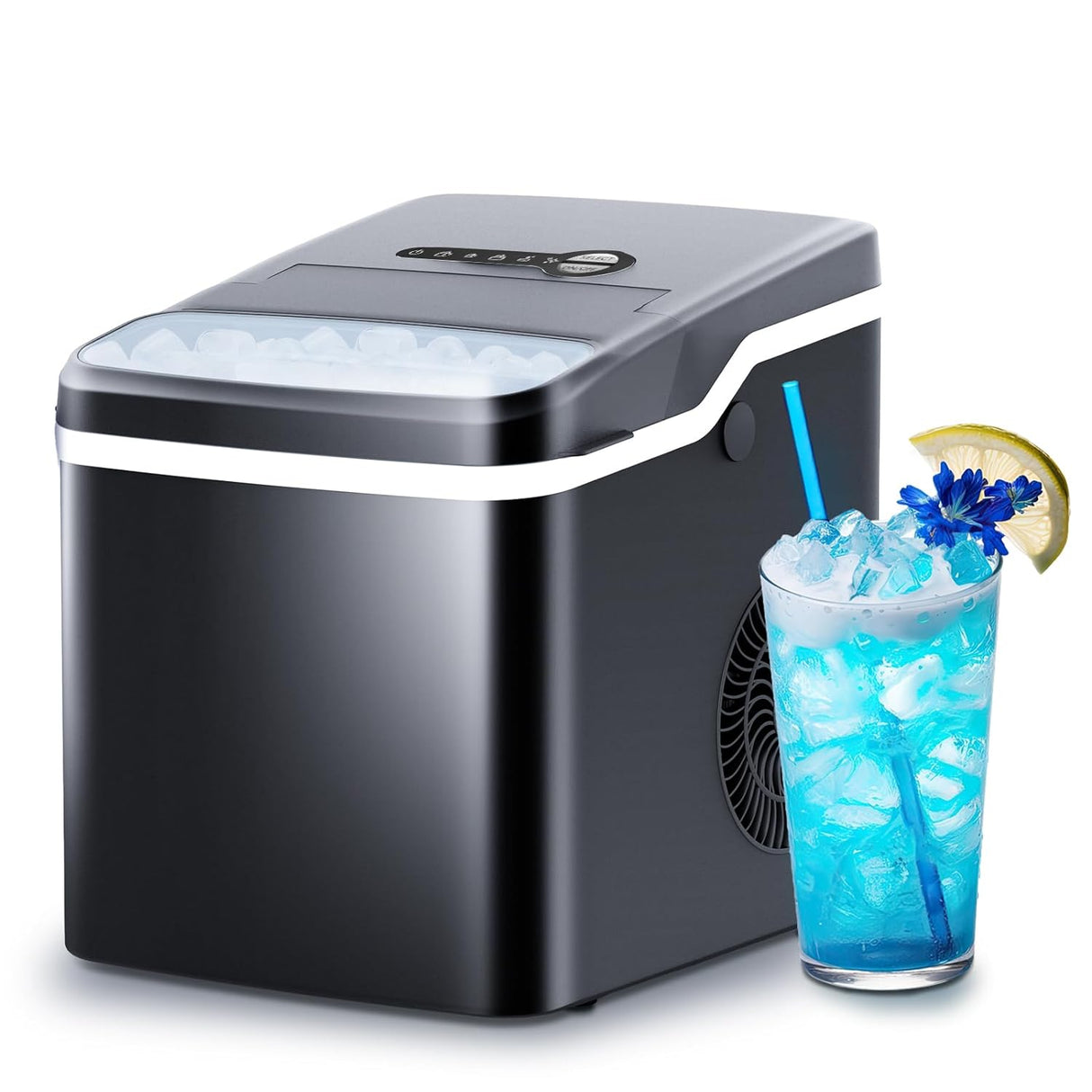 Antarctic Star Ice Maker Countertop with Auto-Cleaning