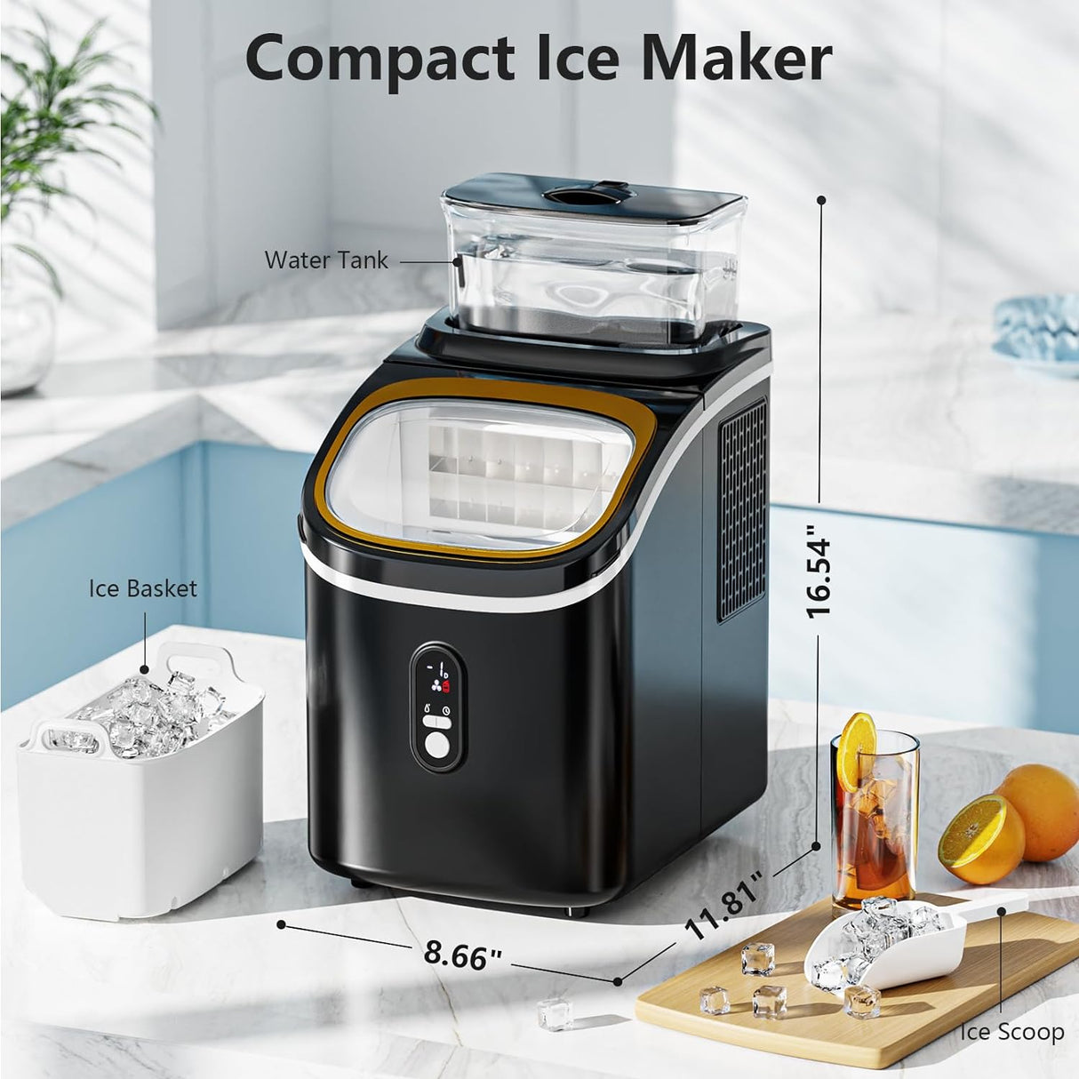 Antarctic Star Countertop Ice Maker Machine