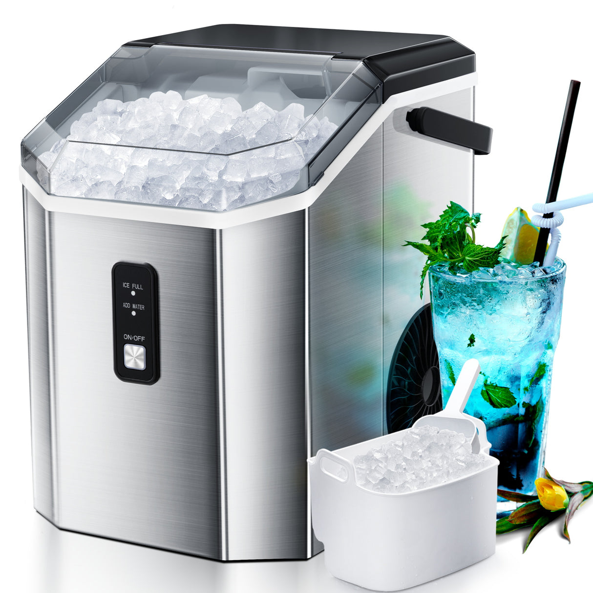 Nugget Countertop Ice Maker with Soft Chewable Ice