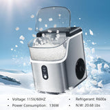 Nugget Countertop Ice Maker with Soft Chewable Pellet Ice