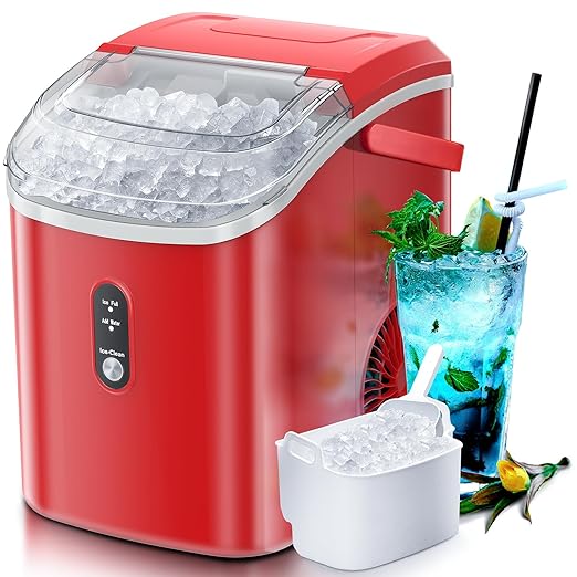 Nugget Countertop Ice Maker with Soft Chewable Pellet Ice