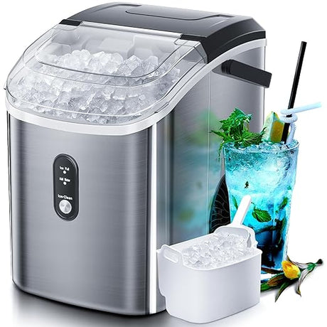 Nugget Countertop Ice Maker with Soft Chewable Pellet Ice