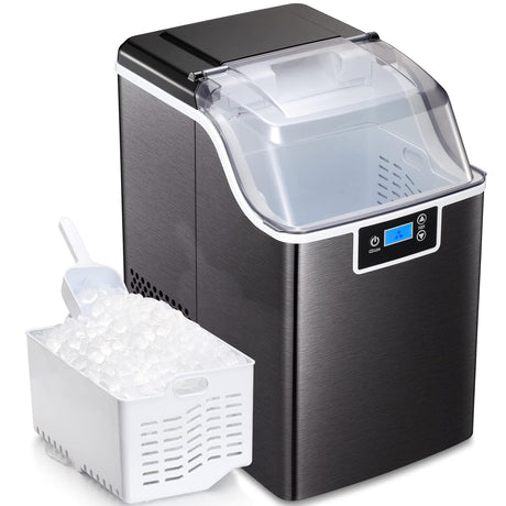 Nugget Countertop Ice Maker with Soft Chewable Pellet Ice