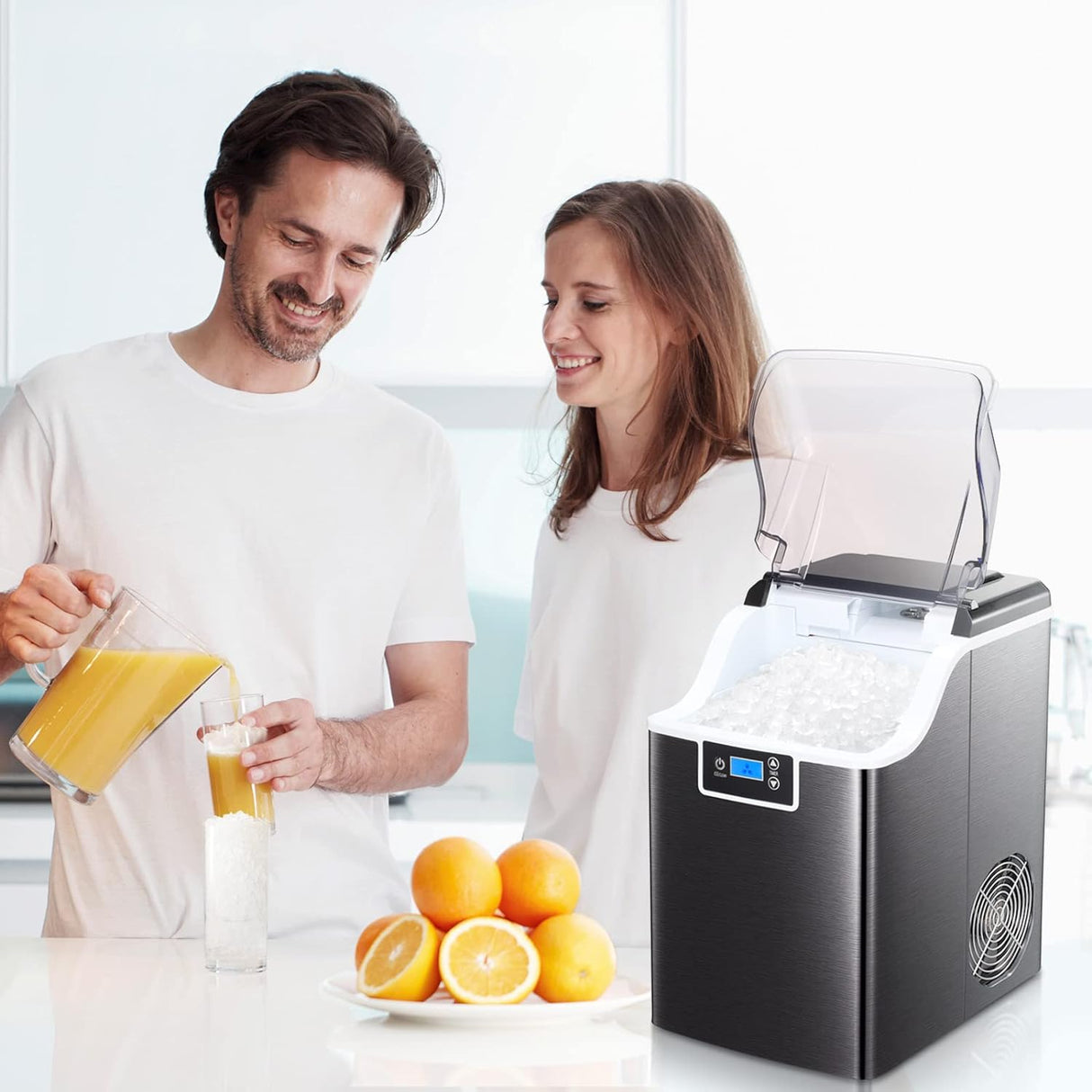 Nugget Countertop Ice Maker with Soft Chewable Pellet Ice