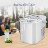 Antarctic Star Countertop Ice Maker Portable Ice Machine with Handle