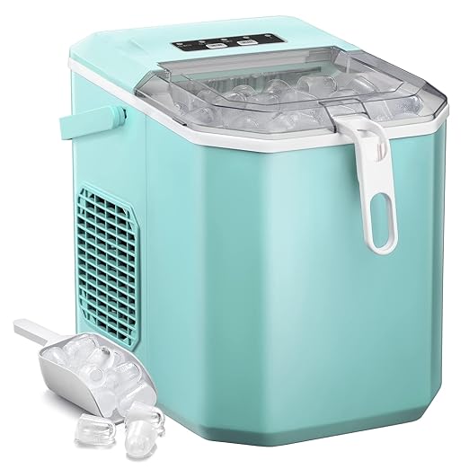 Antarctic Star Countertop Ice Maker Portable Ice Machine with Handle